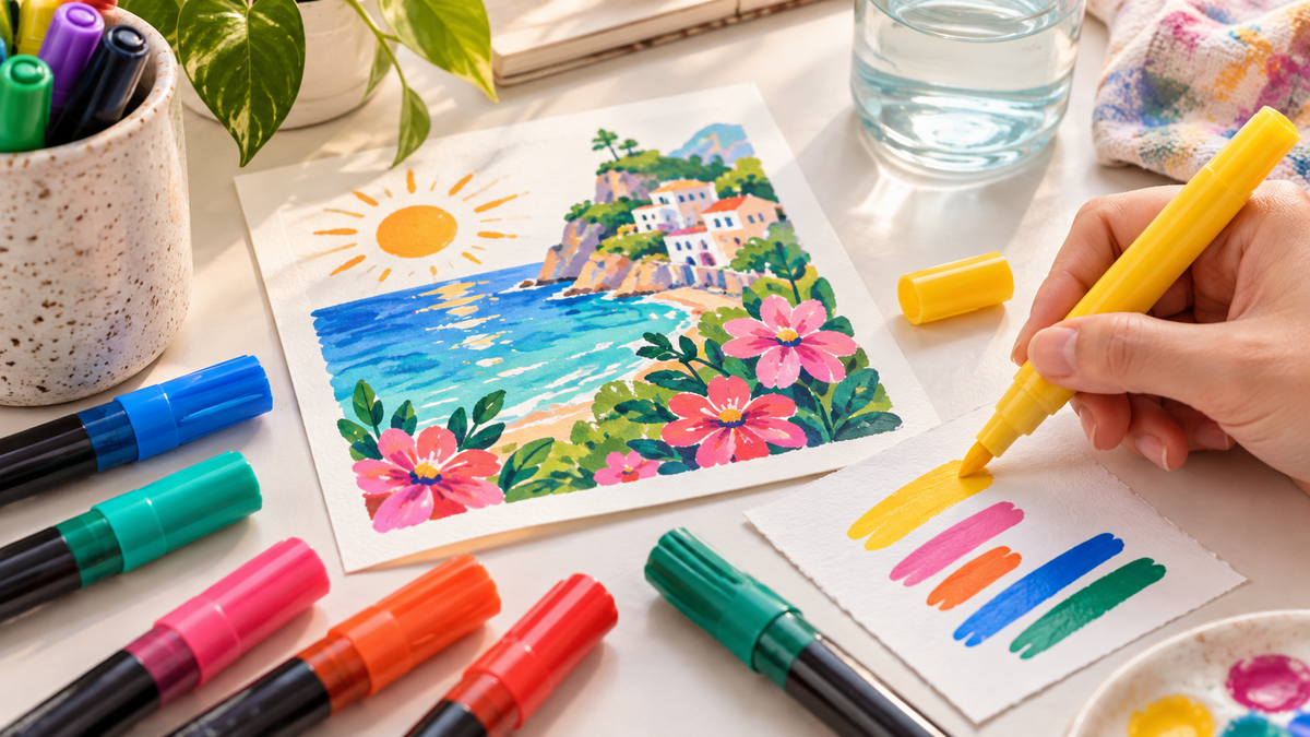 How to Use Acrylic Markers: A Simple Beginner’s Guide