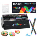 Infiart Acrylic Marker set with 168 color markers