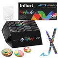 Infiart Acrylic Marker set with 240 color markers